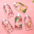 New Cartoon Cute Hot Water Bottle Mini Transparent PVC Hot Water Bag Small Water Injection Handbag Filled Water Warmer Handbag. 