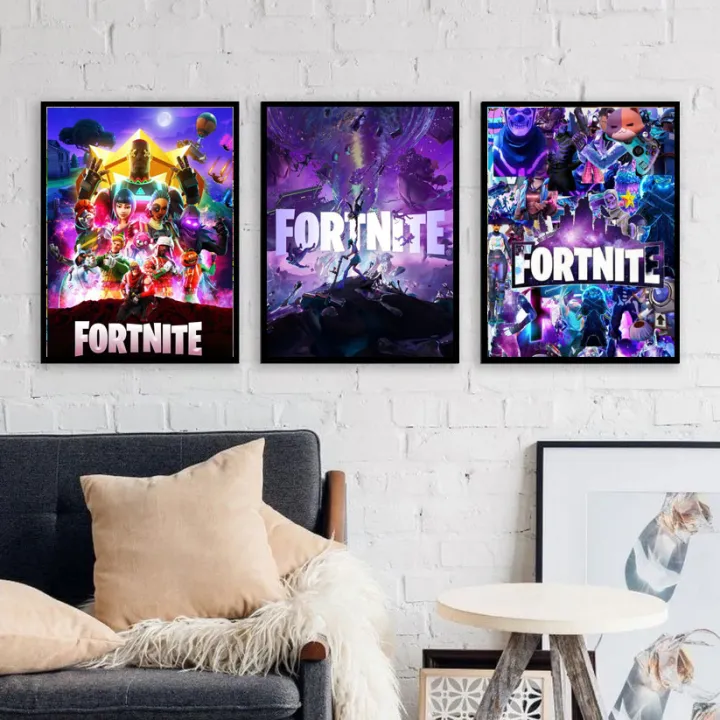 A4%20Sized%20Poster%20Fortnite%20Mobile%20Gaming%20Wall%20Posters%20PVC%20Framed%20Wall%20Decors%20-%20Image%202