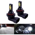 2X HB4 9006 LED Fog Light Bulb Advanced 3030 SMD Daytime Running DRL Lamp, Cool White 6000K. 