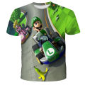 Super Mario Costume Boys' T-Shirt Summer T-Shirt Mario Brothers Fantasy Super Mario Boys' Cosplay T Shirt Fashion Sports Top. 
