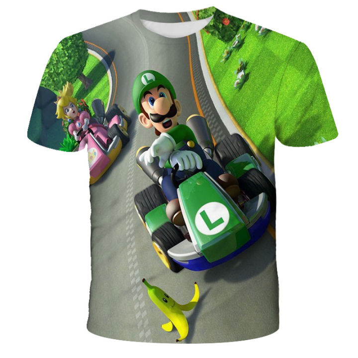 Super%20Mario%20Costume%20Boys'%20T-Shirt%20Summer%20T-Shirt%20Mario%20Brothers%20Fantasy%20Super%20Mario%20Boys'%20Cosplay%20T%20Shirt%20Fashion%20Sports%20Top%20-%20Image%206