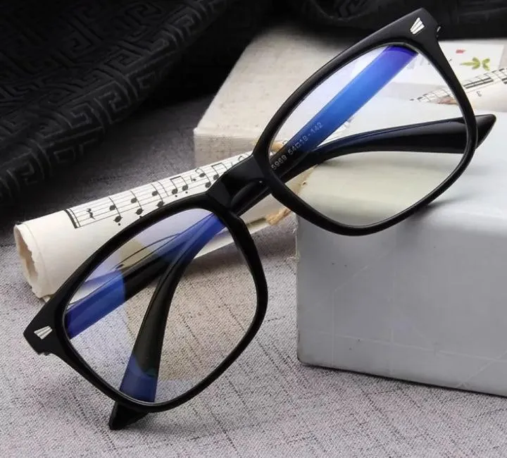 Transparent computer glasses Anti Blue Light Blocking Glasses Square Nerd Eyeglasses Frame Anti Blue Ray unisex Computer Game Glasses
