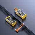 1688 Punk Mecha Transparent Power Bank Fast Charging with Built-in Cable 10000 mAh Large Capacity Portable Power Bank. 