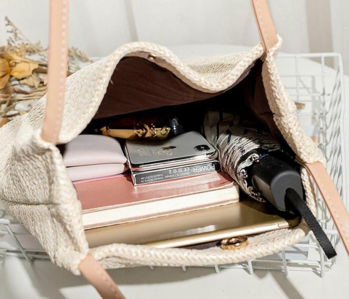 Fashion%20Women%20Bucket%20Bag%20Straw%20Bags%20Woven%20Shoulder%20Bag%20Handbag%20Crossbody%20Bag%20Leisure%20Style%20Suitable%20for%20Casual%20Summer%20-%20Image%204