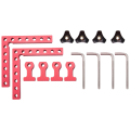 90 Degree Positioning Squares Right Angle Clamps, Aluminum Alloy L-Type Corner Clamp Woodworking Carpenter Clamping Tool. 