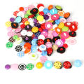 50PCS Multi-Shapes Buttons Sewing Craft Clothes Accessories 9-15mm Buttons Botones For Scrapbooking Dyed Plastic Randomly Mixed. 