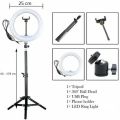 Selfie Ring Light With 7ft Stand Tripod For YouTube, Online Classes, TikTok & Photography. 