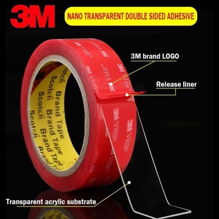 Tape%203M%20VHB%20Ultra-strong%20Double%20Sided%20Adhesive%20Magic%20Tape%20Home%20Appliance%20Waterproof%20Wall%20Sticker%20Home%20Improvement%20Resistant%20Foam%20Tape%20-%20Image%202