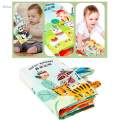 Baby Crinkle Book Development Books Soft Carseat Toy Interactive Infant touch Cloth Book Hand Puppet Fabric Books for Birthday Activity. 