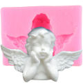 3d Cupid Angel Silicone Molds Diy Baby Chocolate Fondant Mold Cake Decorating Tools Cupcake Per Candy Clay Resin Moulds. 
