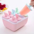 Ice Cream Mold 6 to 8 Block Ice Cube Tray Food Safety Ice Cream Homemade Freezer Ice Cream Mold Home Ice Cream Tool. 