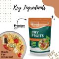 Wooq Organics Nuts and Berries Granola 400g| Mixed Fruit | Granola for Breakfast | Loaded with Wheat Flakes, Almonds, Cranberries and much more | Healthy Cereal (Granola Nut & Berry)(FROM IND)JEZ. 