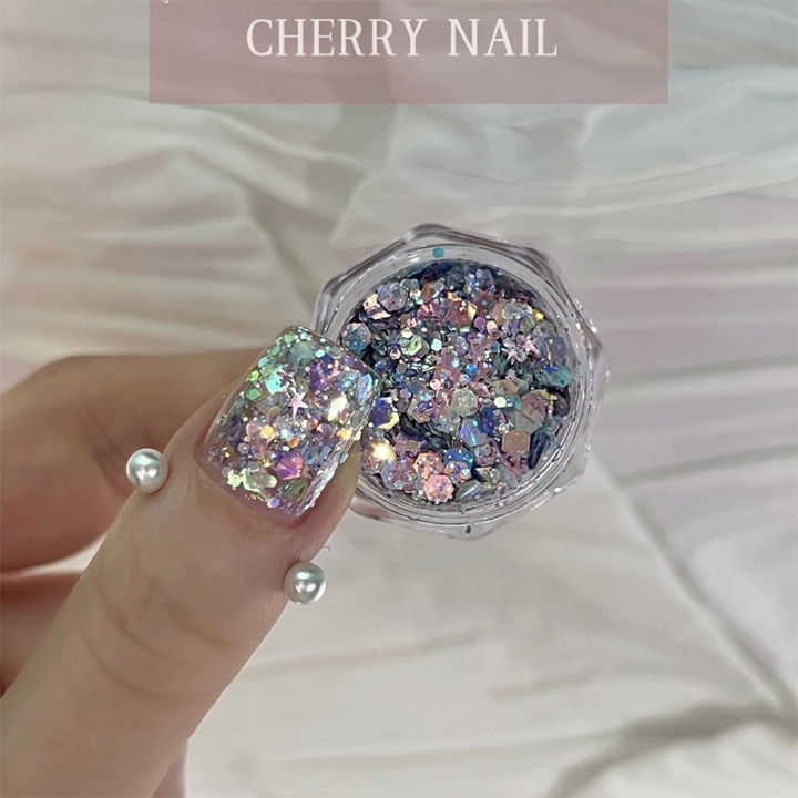 Mix Glitter Laser Face Hair Nail Art Body Tattoo Christmas Party Craft Decor GAOHANG |Fashion DIY New Design Nail Art Decorations