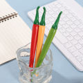 1/5/10Pcs 0.5Mm Creative Simulation Vegetable Pepper Gel Pen Black Ink Pen Student Office Stationery Cute Cartoon Modeling Signature Pen. 