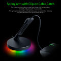 Razer Mouse Bungee V3 Chroma with Razer Chroma RGB Light Strip Spring Arm Weighted Non-slip Base Mouse Cable Organizer. 