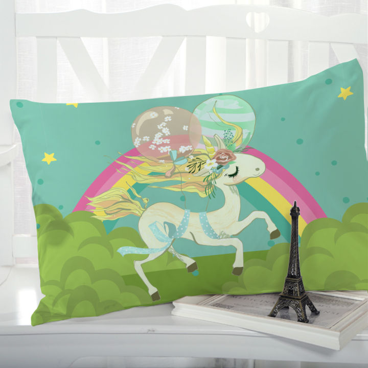 1pc%20Cartoon%20Unicorn%20Pillow%20Cover%20Pillow%20Case%20Bedding%20Pillowcase%20Pillowcovers%20Decorative%2050x70%2050x75%20Kids%20Girl%20Children%20-%20Image%202