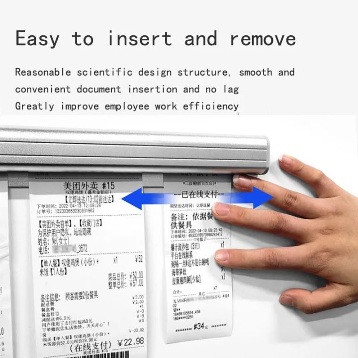 Kitchen%20Takeaway%20Order%20Clip%20Organizer%20Ticket%20Holder%20Aluminum%20Wall%20Mount%20Bill%20Receipt%20Holder%20Order%20Hanging%20Rack%20For%20Restaurant%20-%20Image%202