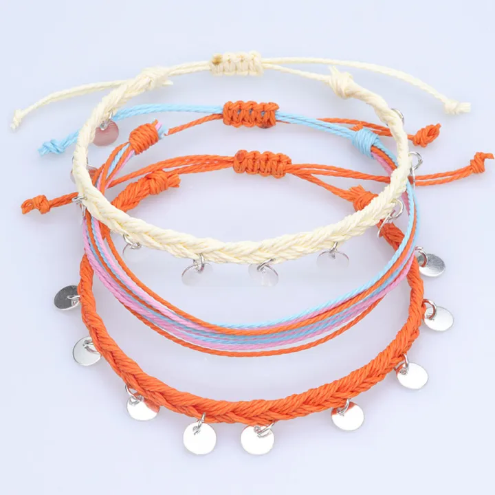 Bohemian%20Bracelet%20Fashion%20Accessory%203pcs%20Set%20Adjustable%20Wax%20Thread%20Bracelet%20Surf%20Style%20Sequin%20Detail%20Braided%20Anklet%20for%20Beachwear%20Surfing%20Accessory%20Teen%20Girls%20Jewelry%20Gift%20Vacation%20Fashion%20-%20Image%205