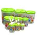 Flora Transparent Bottle 9Pcs Container Set Best Price Buy Online. 