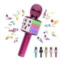 WS-858 Wireless Karaoke Microphone – Built-In Speaker & Recorder. 