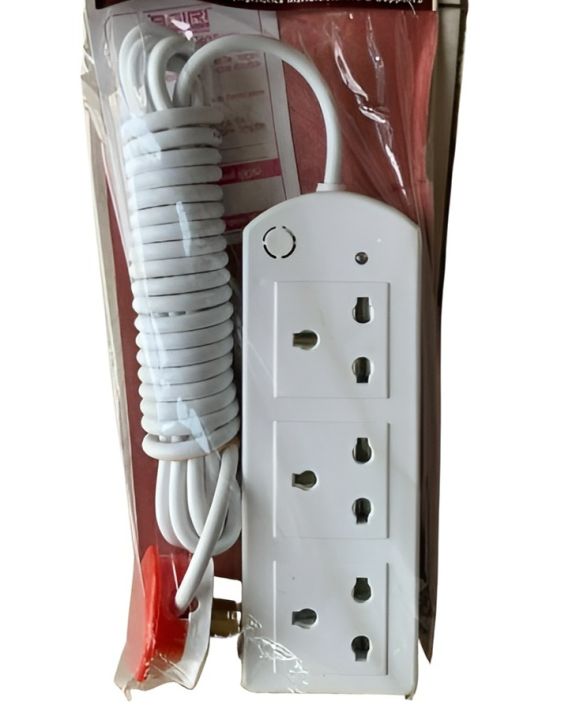Power Code Extension UK 3 PIN - 5.0 Meter - 100% High Quality, Made In Sri Lanka