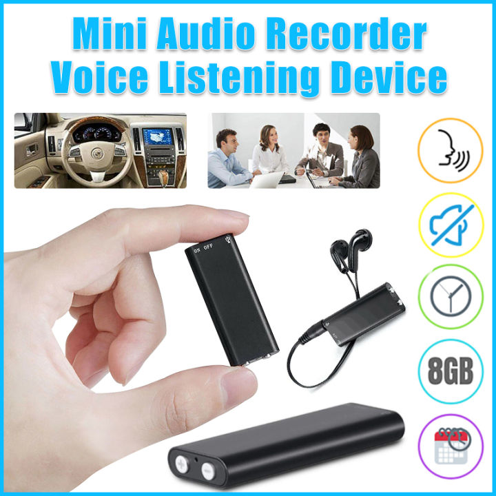 Missky ni Audio Recorder Voice Listening Device 96 Hours 8GB Bug