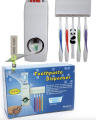 Automatic Toothpaste Dispenser With Free Brush Holder. 