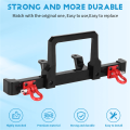 Metal Front Bumper with Tow Hook for MN D90 D91 D96 MN-90 ,Black. 