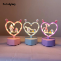 Sutuiying Kawaii Sanrio Night Light Cinnamoroll My Melody Cute Cartoon Kuromi Original KT Cat Children Glow Table Lamp Creative Toys for Girl gift. 