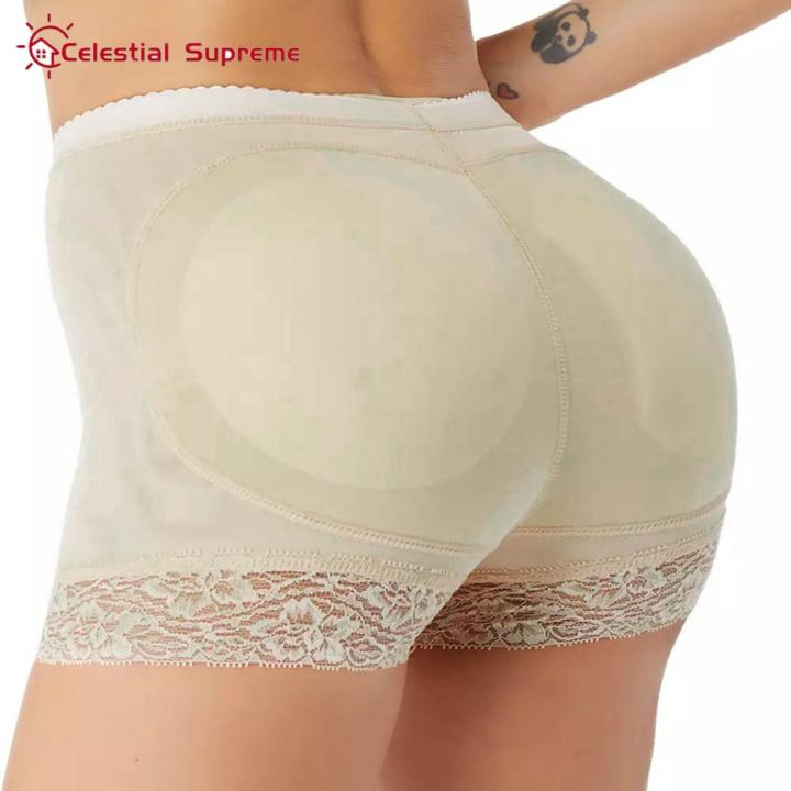 Women Underpants High Waist Tummy Control Butt Lifted Seamless Body Shaper Panties Soft Breathable Underwear for Women with Fake Buttock Padded Design Elastic Butt Lifter for A Curvier Look Favorite