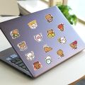 20/40pcs Milk and Mocha Stickers Lovely Bear Couple Stickers for Laptop Scrapbook Journal Kids Girls Boys Stickers. 