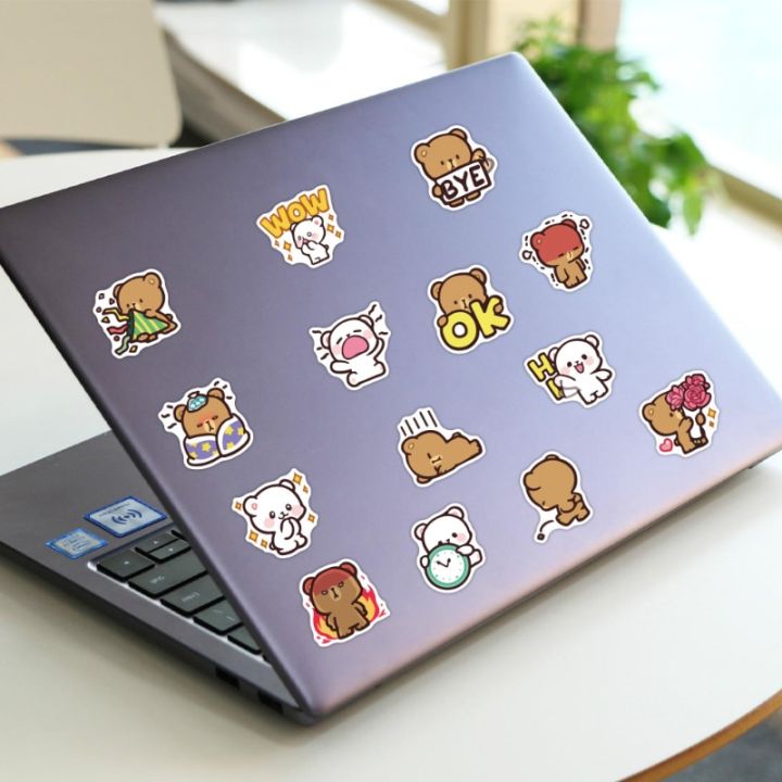 20/40pcs%20Milk%20and%20Mocha%20Stickers%20Lovely%20Bear%20Couple%20Stickers%20for%20Laptop%20Scrapbook%20Journal%20Kids%20Girls%20Boys%20Stickers%20-%20Image%203