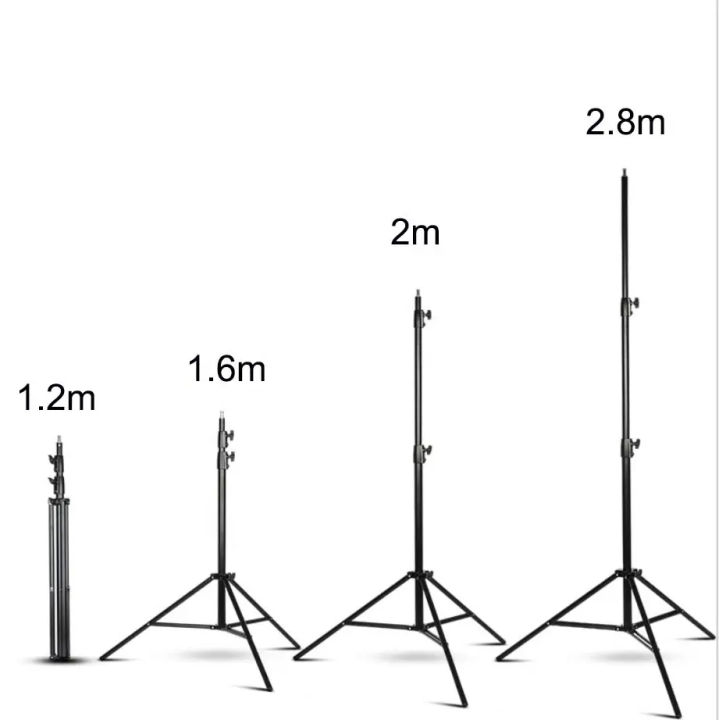 2 Meters stainless steel Stand Tripod Photography Stand Tiktok Light ...