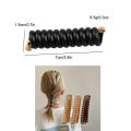 Creative Hair weaving artifact Convenient Magic Tied Telephone line hair band Fashionable Elastic rubber band for Daily wear. 
