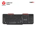 FANTECH K210 Multimedia Office Keyboard 114 Key Wired USB 2.0 For PC. 