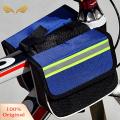 SuperRide Bike Rear Pouch Wear-resistant Mountain Bike Oxford Cloth Front Beam Saddle Bag. 