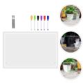 Office Desk Clear Acrylic Writing Board Tabletop Memo Message Daily Planner Board Practice Whiteboard. 