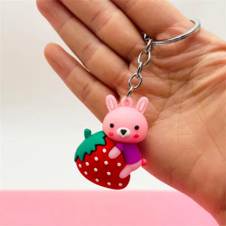 Cute%20Animal%20Keychains%20Novelty%20Keychains%20Gifts%20PVC%20Soft%20Rubber%20Keychain%20Watermelon%20Cartoon%20Animal%20Keychains%20Bear%20-%20Image%206