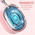 HXSJ P9 Headphones Stereo Sound Wir-eless BT Earphones with Mic Noise Cancelling Headsets TWS Sport Gaming Headphone Support TF. 