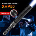 XHP50 T6 Q5 Telescopic Flashlight Self Defense Powerful LED Tactical Baseball Bat Flashlight Rechargeable Lantern. 