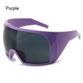 【Petalfall】Oversized Wrap Around Sunglasses Rave Curved Lens UV400 Protection Sun Glasses Futuristic Y2K Oversized Shades for Women & Men. 