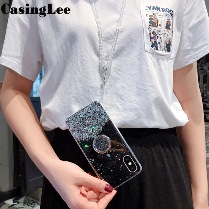 Casinglee%20for%20Samsung%20Galaxy%20S10%20Plus%20case%20Shiny%20Ring%20Glitter%20Soft%20Transparent%20Holder%20Stand%20Back%20cover%20with%20String%20for%20Samsung%20S10%20Plus%20Phone%20cases%20cover%20Stars%20Moon%20Girls%20-%20Image%209