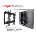 Adjustable TV Wall Mounts Bracket 14-42 Inch Flat Panel 15 Degree Tilt Angle 24” 32” 40” 42” Inch TV Monitor Bracket. 