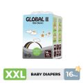 Global II Baby Diapers 16pcs XXL. 
