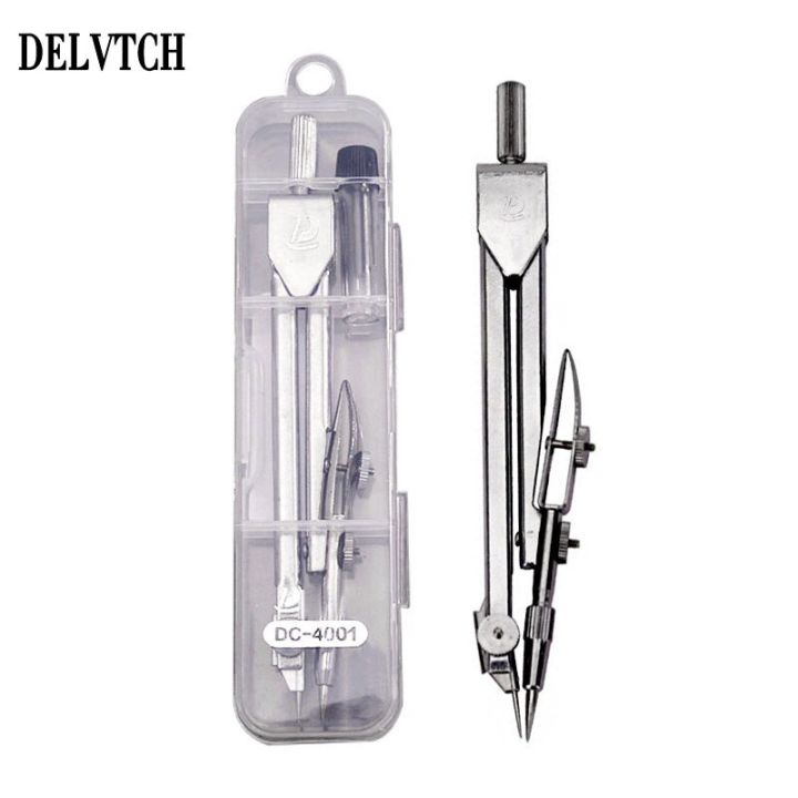 Metal Compasses Set For Drawing Engineering Circle Design Instrument Tool Office School Student Drafting With Box Pencil Lead