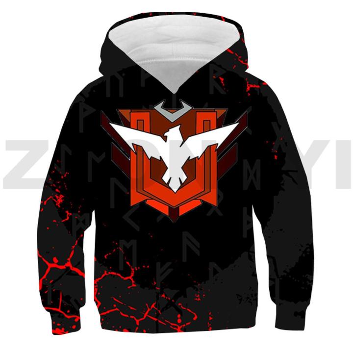 Hip Hop Casual Boys Free Fire Garena 3D Hoodies Daily Japanese Streetwear Harajuku Men Clothing Kawaii Girls Loose Pullovers