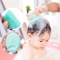 Baby Silicone Bath Brush Cradle Cap Scrubbers Exfoliating and Massaging Brush Scalp Care Scrubber for Hair Care And Body CareBasketball. 