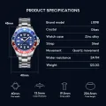 SKMEI X LIEBIG 【Buy 1 Get 3】Quartz Movement 30M Waterproof Pointer Luminous Fashion Casual Business Men's Watch L1098. 