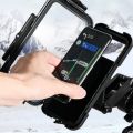 Waterproof Bike Phone Mount-Phone Holder for Motorcycle,360 Rotation. 