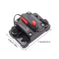 30A 40A 50A 60A 70A 80A 100A 120A 150A 200A 250A 300A AMP Circuit Breaker Fuse Reset 12-48V DC Car Boat Auto Waterproof - 60A. 